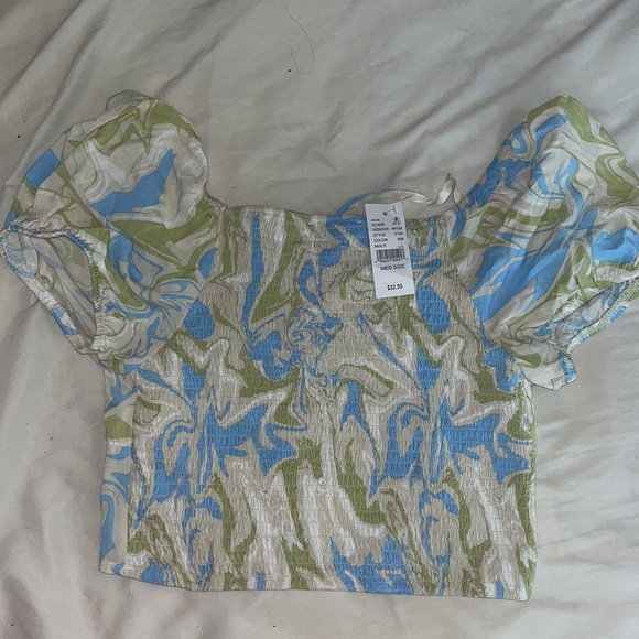 NWT pacsun puff sleeve top - Picture 2 of 2